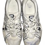 Jonathan Evans Tennessee Titans Training Worn & Signed Gray & Black Nike Air Pegasus Sneakers