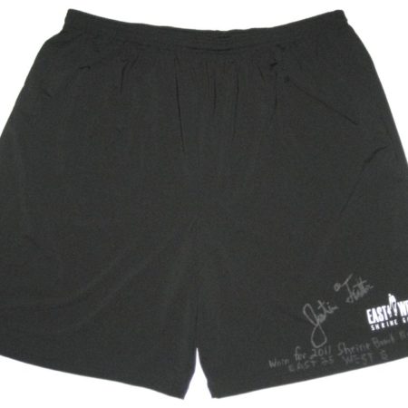 Justin Trattou Practice Worn & Signed Official 2011 East–West Shrine Bowl Gamewear 3XL Shorts