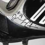 Jorrick Calvin Troy Trojans Game Worn & Signed Black, Silver & White Adidas Scorch Cleats - Image 4