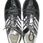 Jorrick Calvin Troy Trojans Game Worn & Signed Black, Silver & White Adidas Scorch Cleats - Image 3