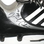 Jorrick Calvin Troy Trojans Game Worn & Signed Black, Silver & White Adidas Scorch Cleats - Image 5