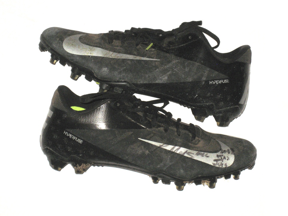 silver nike cleats