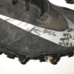 Thomas Mayo New York Jets 2013 OTA’s Worn & Signed Black & Silver Nike Vapor Elite Cleats - Image 5