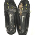 Thomas Mayo New York Jets 2013 OTA’s Worn & Signed Black & Silver Nike Vapor Elite Cleats - Image 8