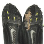 Thomas Mayo New York Jets 2013 OTA’s Worn & Signed Black & Silver Nike Vapor Elite Cleats