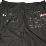 Dean Muhtadi Maryland Terrapins Travel Worn & Signed 2006 Champs Sports Bowl Official Under Armour 4XL Pants - Image 2