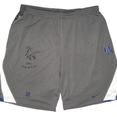 John Conner Player Issued & Signed Official Kentucky Wildcats #38 Nike XXL Shorts