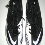 Bubba Ventrone Cleveland Browns Game Worn & Signed Black & White Nike Cleats (Worn Vs. Bengals and Ravens) - Image 3