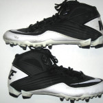 Bubba Ventrone Cleveland Browns Game Worn & Signed Black & White Nike Cleats (Worn Vs. Bengals and Ravens) - Image 6