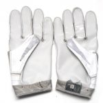 Blake Jackson Oklahoma State Cowboys Game Worn & Signed White & Silver Nike Vapor Carbon Gloves - Image 4