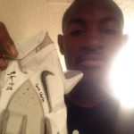 Blake Jackson with Oklahoma State Cowboys Game Worn & Signed White & Silver Nike Vapor Carbon Gloves