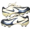 Dane Fletcher Montana State Bobcats Game Worn & Signed White & Blue Nike Cleats - Worn Vs Rival Montana Grizzlies!! - Image 2