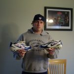 Dane Fletcher Montana State Bobcats Game Worn & Signed White & Blue Nike Cleats - Worn Vs Rival Montana Grizzlies!! - Image 10