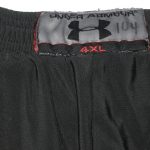 Dean Muhtadi AKA Mojo Rawley Training Worn & Signed Official Maryland Terrapins Under Armour 4XL Shorts - Worn for Terps D-Line Power Clean Record!
