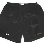 Dean Muhtadi AKA Mojo Rawley Training Worn & Signed Official Maryland Terrapins Under Armour 4XL Shorts - Worn for Terps D-Line Power Clean Record!!