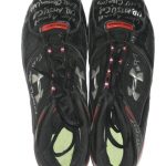 Dean Muhtadi Maryland Terrapins Game Worn & Signed Black & Red Under Armour Cleats - Worn for 1st Career Start & Sack, Several Inscriptions!!! - Image 2