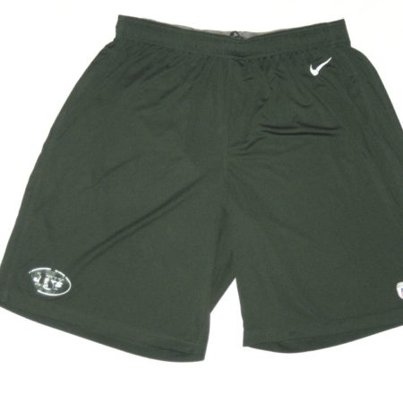 Garrett McIntyre 2013 Training Camp Worn Official New York Jets Nike Dri-Fit XXL Shorts
