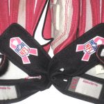 Garrett McIntyre New York Jets Game Worn & Signed Pink & White Breast Cancer Awareness Nike Superbad Gloves