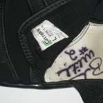 Brandon Whitaker Montreal Alouettes Game Worn & Signed Black Cutters Gloves - Image 3