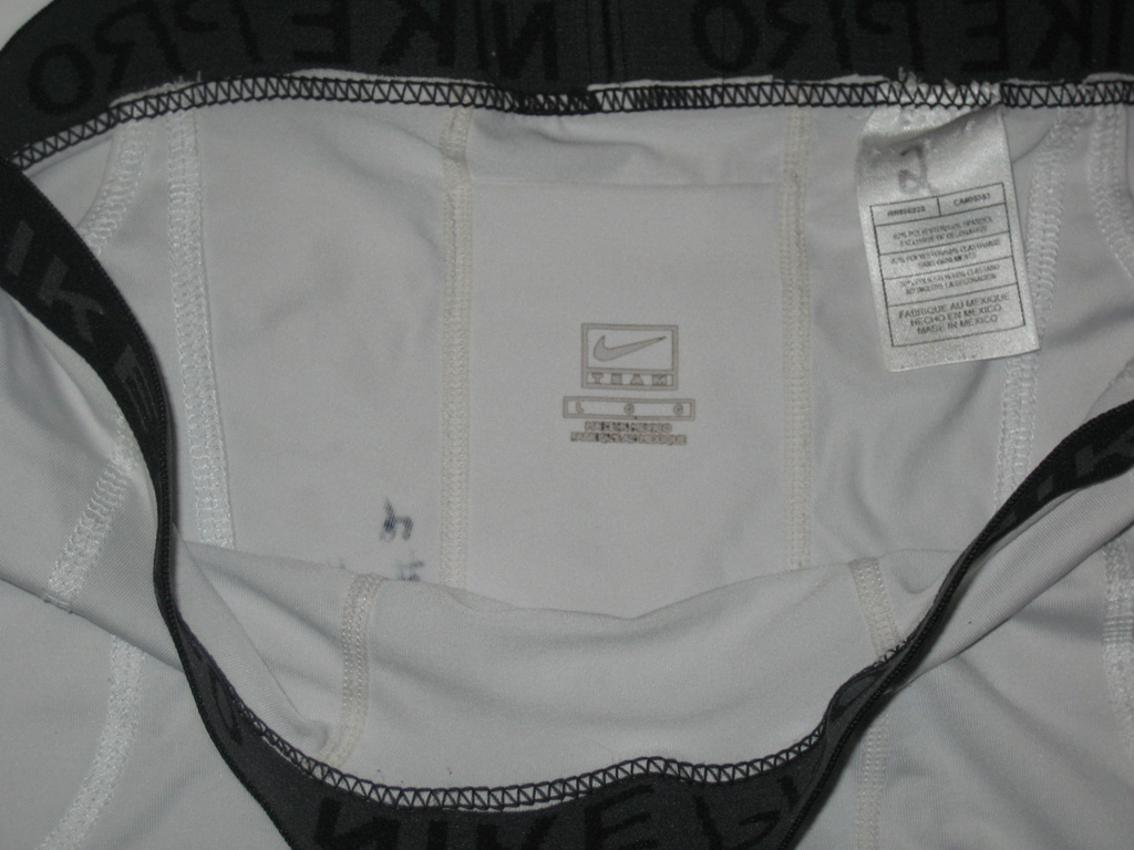 Brandon Whitaker Montreal Alouettes Game Worn & Signed Nike Compression Shorts - Image 6