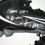 Jeron Mastrud Miami Dolphins Rookie Game Worn & Signed Black & White Nike Speed Cleats - Worn Vs Baltimore Ravens!!!! - Image 4