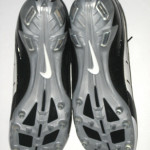 Jeron Mastrud Miami Dolphins Rookie Game Worn & Signed Black & White Nike Speed Cleats - Worn Vs Baltimore Ravens!!!! - Image 8