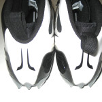 Jeron Mastrud Miami Dolphins Rookie Game Worn & Signed Black & White Nike Speed Cleats - Worn Vs Baltimore Ravens!!!! - Image 7