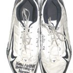 Jeff Hansen Montana State Bobcats Game Worn & Signed Nike Turf Shoes - Worn In Wins Vs Northern Arizona and Idaho State!!