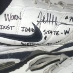 Jeff Hansen Montana State Bobcats Game Worn & Signed Nike Turf Shoes - Worn In Wins Vs Northern Arizona and Idaho State!!