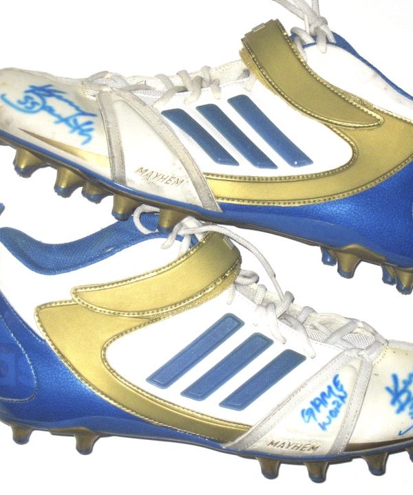 gold adidas cleats