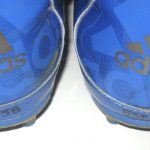 Korey Bosworth UCLA Bruins Game Worn & Signed White, Blue & Gold Adidas Mayhem Cleats - Image 10