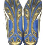 Korey Bosworth UCLA Bruins Game Worn & Signed White, Blue & Gold Adidas Mayhem Cleats - Image 11