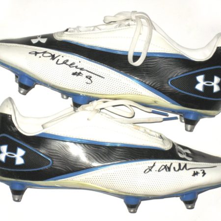 LaQuan Williams Maryland Terrapins Game Worn & Signed Under Armour Cleats – Acrobatic Catch In Win Vs Virginia Cavaliers!