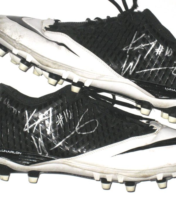 Keith Wenning Ball State Cardinals Game Worn Cleats