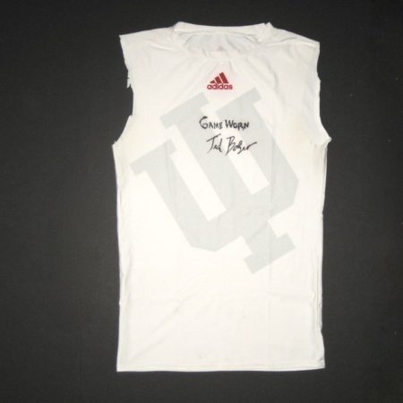 Ted Bolser Game Worn & Signed Official Indiana Hoosiers #83 Adidas XL Shirt