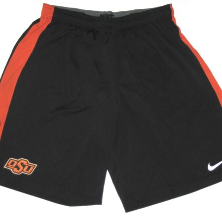 Blake Jackson Practice Worn & Signed Official Oklahoma State Cowboys Nike Dri-Fit Shorts