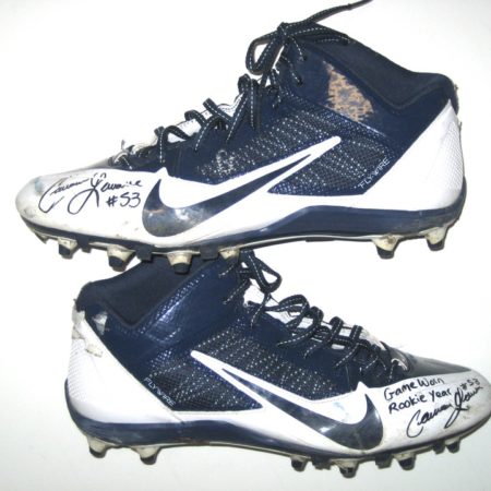Cameron Lawrence Dallas Cowboys Game Worn & Signed Nike Cleats