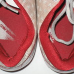 Quron Pratt Rutgers Scarlet Knights Game Worn & Signed Red & White Nike Cleats - Image 8