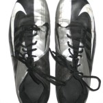 Johnny Millard Cal Poly Mustangs Game Worn & Signed Black & Silver Nike Cleats - Image 3