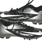 Johnny Millard Cal Poly Mustangs Game Worn & Signed Black & Silver Nike Cleats