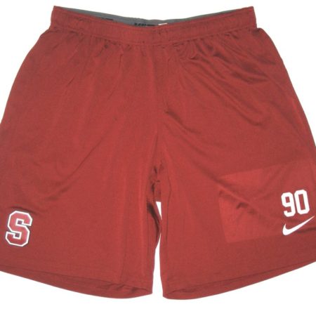 Josh Mauro Player Issued Official Stanford Cardinal #90 Nike Dri-Fit 2XL Shorts