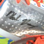 Kaleb Ramsey Official 2014 NFL Combine Worn & Signed Exclusive Under Armour Blur Shoes - Worn for 40-Yard Dash!!!