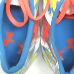 Kaleb Ramsey Official 2014 NFL Combine Worn & Signed Exclusive Under Armour Blur Shoes - Worn for 40-Yard Dash!!!