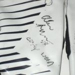 Alvin Scioneaux San Diego Chargers 2014 Training Camp Worn & Signed Blue & White Nike Superbad Gloves