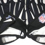 Alvin Scioneaux San Diego Chargers 2014 Training Camp Worn & Signed Blue & White Nike Superbad Gloves - Image 5