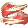 Josh Mauro Stanford Cardinal Game Worn & Signed Red & White Nike Cleats – Worn In 2014 Rose Bowl Vs Michigan State Spartans!