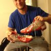 Josh Mauro with Stanford Cardinal Game Worn & Signed “2014 Rose Bowl Vs Michigan State Spartans” Nike Cleats