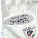 Cameron Lawrence Dallas Cowboys Rookie Game Worn & Signed White Gloves - Image 2