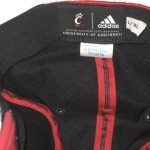 Brendon Kay Sideline Worn & Signed Official Cincinnati Bearcats Black & Red Adidas Hat