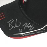 Brendon Kay Sideline Worn & Signed Official Black & Red Cincinnati Bearcats Adidas Hat - Image 4